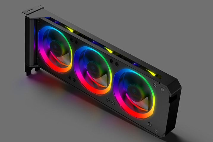 Система охлаждения Anidees RGB VGA Cooler увеличивает приток воздуха к видеокарте
