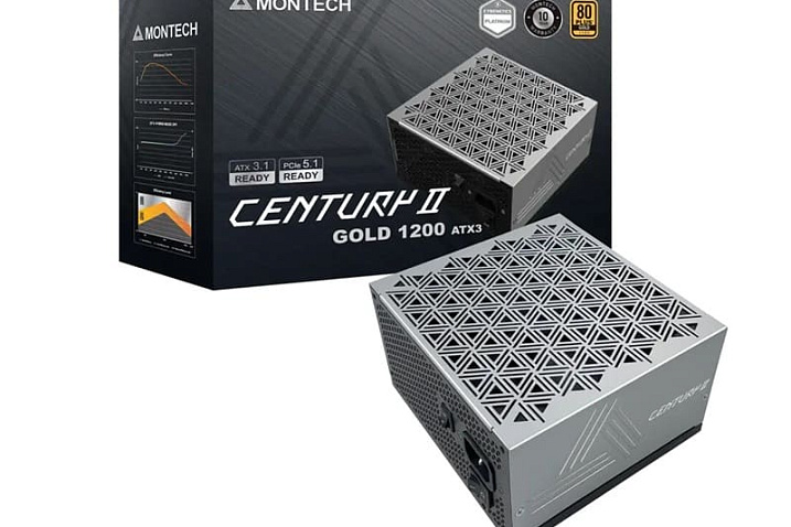 Montech выпустила блоки питания CENTURY II мощностью до 1200 Вт
