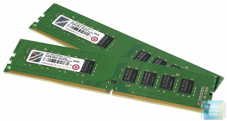 Обзор и тест оперативной памяти Transcend DDR4-2133 U-DIMM