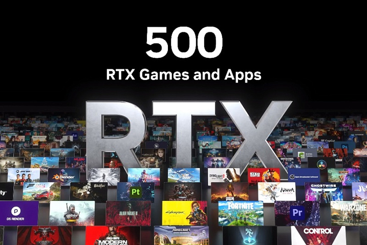 Технологии NVIDIA RTX присутствуют в 500 играх и приложениях