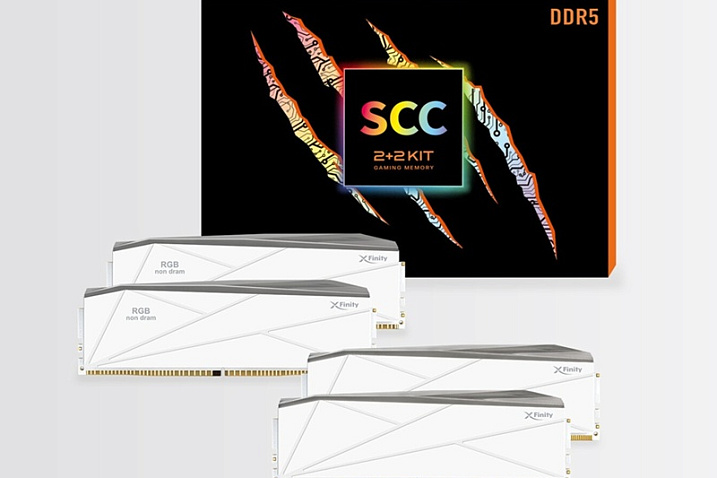 V-Color обновила память серии XFinity SCC O CUDIMM RGB Filler Kit до 8800 MT/s  