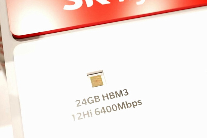 SK hynix продемонстрировала стек памяти HBM3 объёмом 24 Гбайта