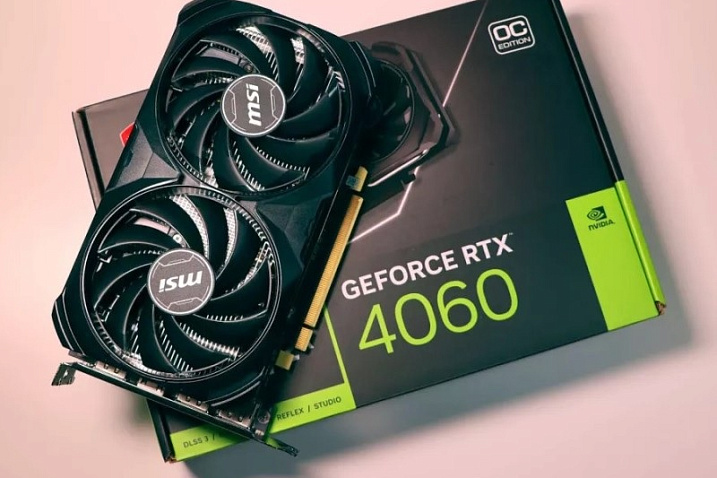 NVIDIA GeForce RTX 4060 уже присутствует в 0.23% компьютеров пользователей Steam