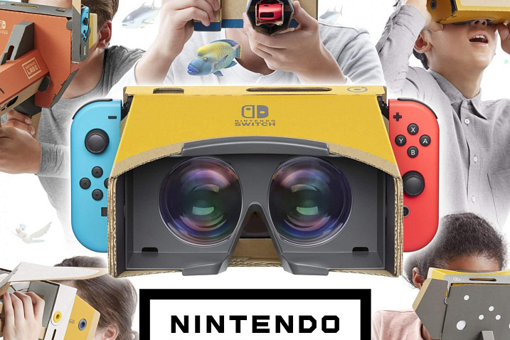 Mario и Zelda выпустят под Nintendo Labo VR