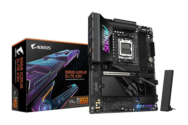 Материнская плата GIGABYTE B850 AORUS ELITE X3D получила технологию X3D Turbo Mode 2.0