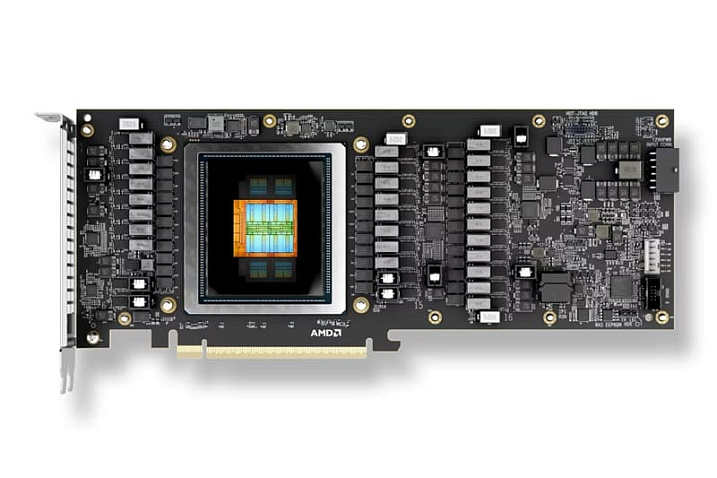 AMD выпустила урезанный ускоритель Instinct MI350P с интерфейсом PCIe и 12V-2x6