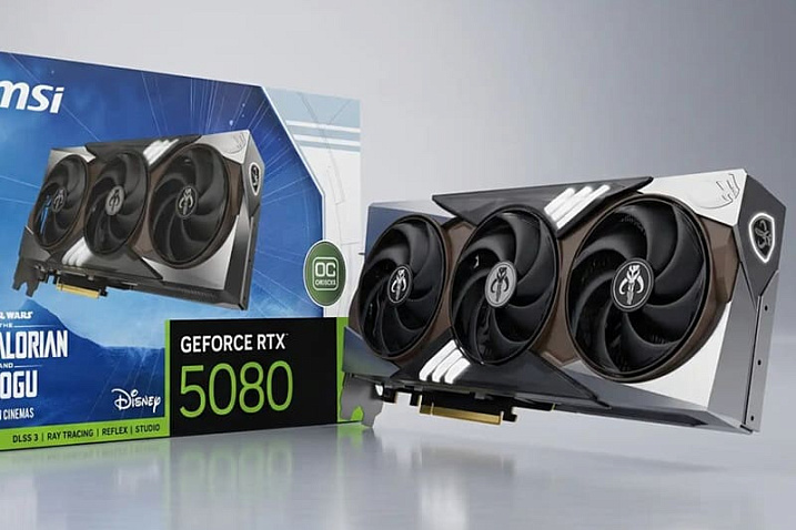 MSI сделала всего 500 видеокарт RTX 5080 16G The Mandalorian and Grogu Edition для Европы