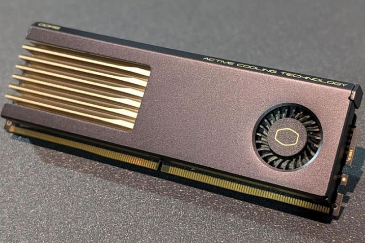 Cooler Master привезёт на COMPUTEX 2026 модули памяти DDR5 с вентилятором