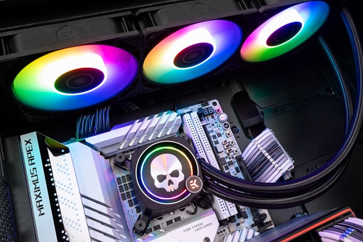 EKWB EK-Nucleus AIO CR360 Direct Die D-RGB-1700 устанавливается на кристаллы процессоров Intel LGA1700