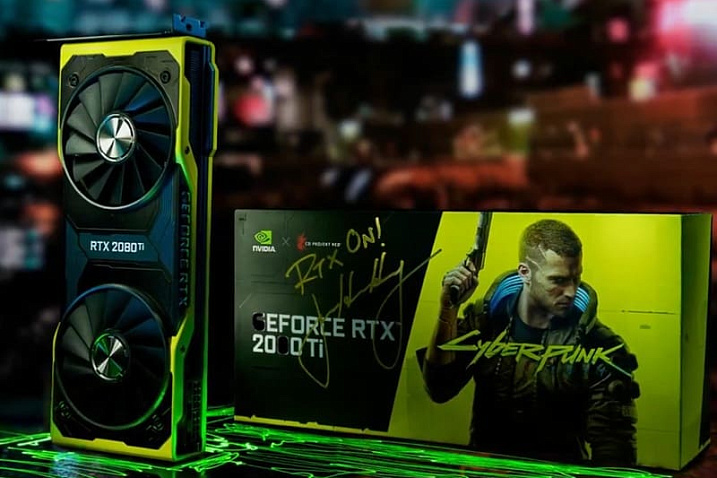 NVIDIA раздаёт GeForce RTX 2080 Ti Cyberpunk 2077 Edition в честь 5-летия игры