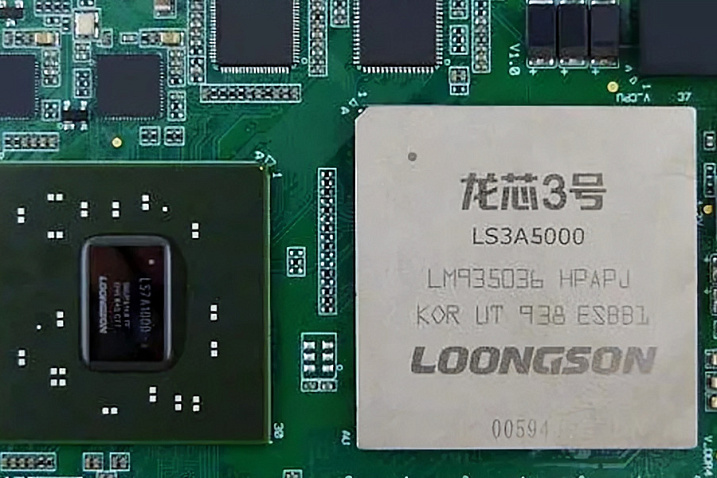 Китайский процессор Loongson LS3A5000 догнал по производительности AMD Ryzen