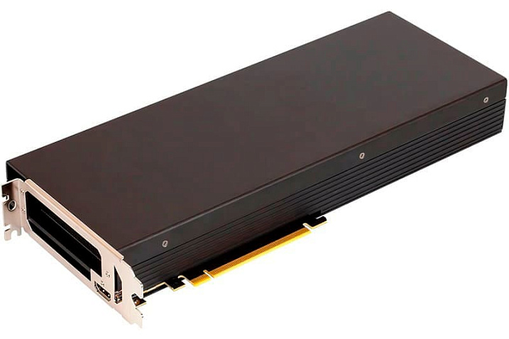 Видеокарта SPARKLE Arc Pro B60 DUAL Passive удивляет расположением разъёмов HDMI