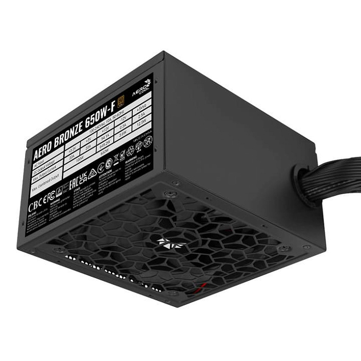 Блок питания AeroCool AERO BRONZE 2026 650W F