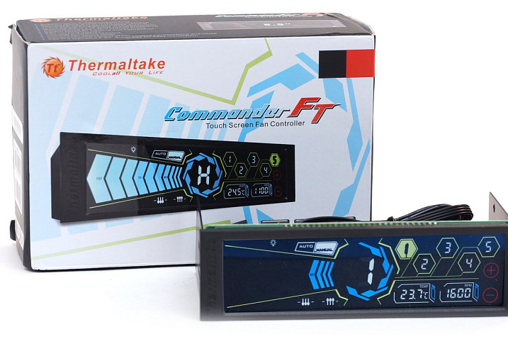Обзор и тестирование контроллера Thermaltake Commander FT Touchscreen Fan Controller