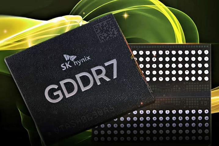 NVIDIA начала оснащать GeForce RTX 5000 памятью GDDR7 от SK hynix