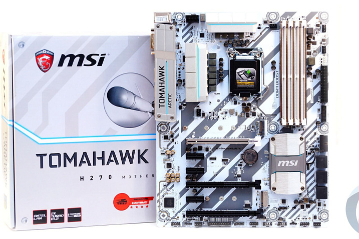 Обзор и тестирование материнской платы MSI H270 TOMAHAWK ARCTIC