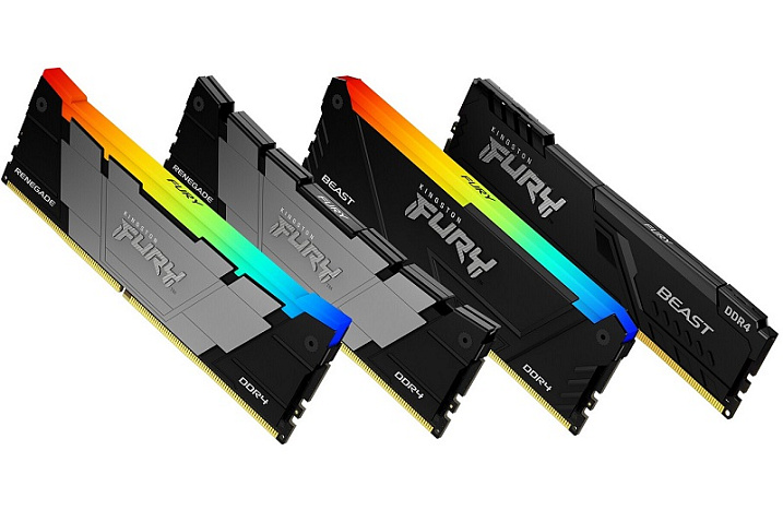 Модули памяти Kingston FURY DDR4 получили обновленный дизайн