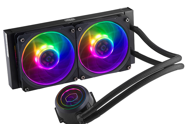 Cooler Master представила новую систему водяного охлаждения для процессора ML240P Mirage