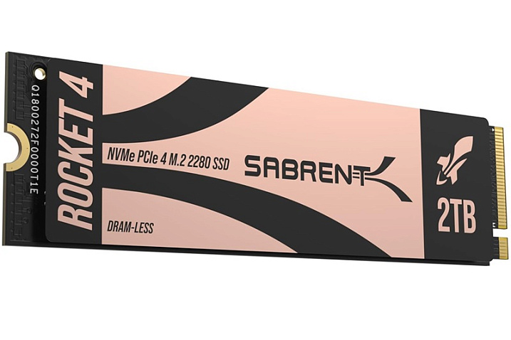 Накопитель Sabrent Rocket 4 будет выпущен в варианте без кэша DRAM