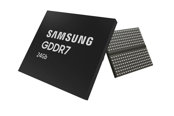 Samsung представила микросхемы GDDR7 объемом 3 Гбайта