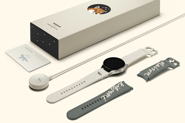 Samsung и Maison Kitsuné анонсируют Galaxy Watch 4 и Buds 2 в дизайне с лисичками