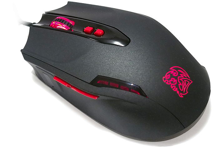 Обзор игровой мышки Tt eSports Black FP со сканером отпечатка пальца