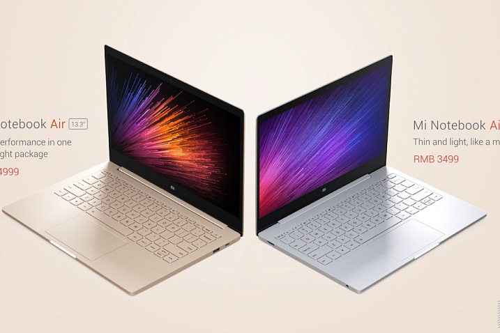 Xiaomi официально представила ультрабук Mi Notebook Air