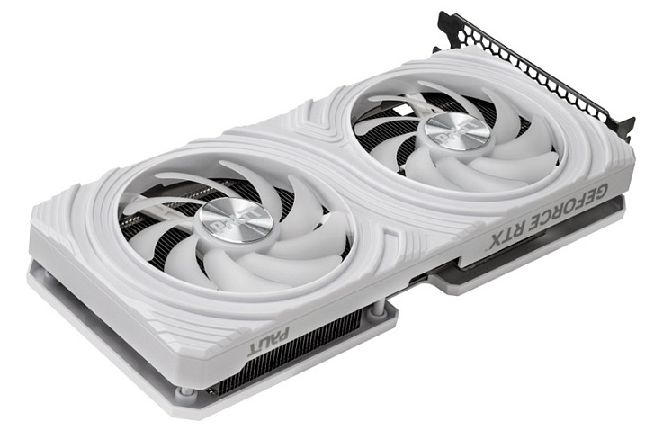 Palit GeForce RTX 4060 Ti White выполнена в белом цвете