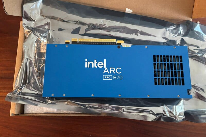 Первый разбор видеокарты Intel Arc Pro B70