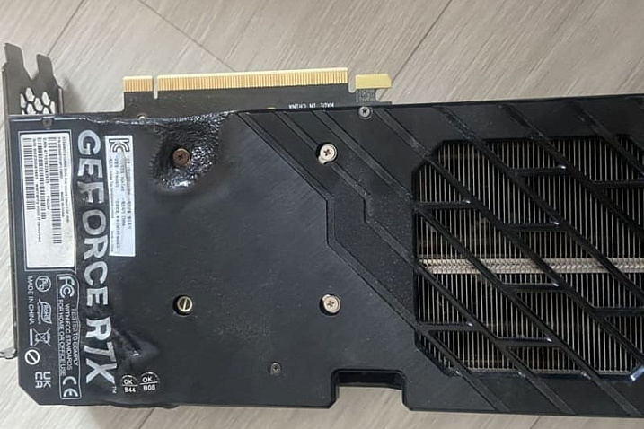 Некачественный блок питания и плата после ремонта привели к сгоранию GeForce RTX 4060 Ti