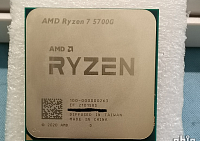 Серийный образец AMD Ryzen 7 5700G сфотографирован и протестирован