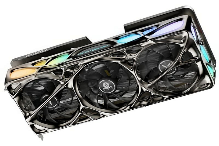 Yeston показала видеокарту Radeon RX 9070 XT Mercury Nova с новым дизайном