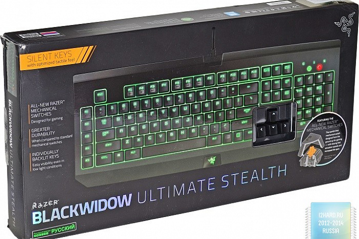 Обзор и тест игровой клавиатуры Razer BlackWidow Ultimate Stealth 2014