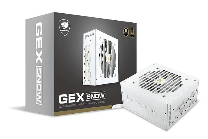 Cougar представила серию модульных блоков питания GEX Snow