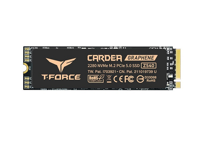 TEAMGROUP представила накопитель T-FORCE CARDEA Z540 с интерфейсом PCI Express 5.0