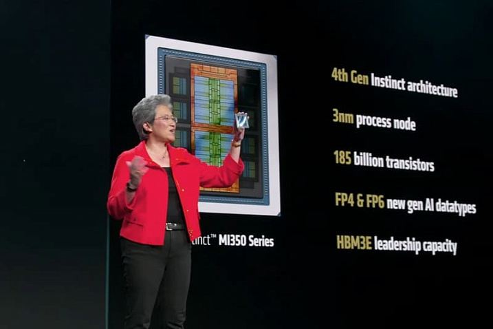 NVIDIA, отдыхай: AMD представила ускорители серии Instinct MI350