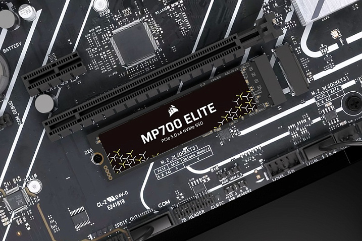 CORSAIR выпустила твердотельный накопитель MP700 ELITE с PCIe 5.0