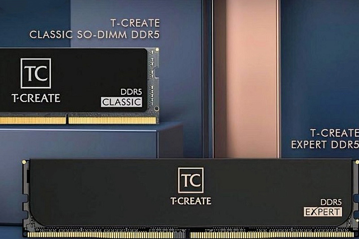 TEAMGROUP представила оперативную память T-CREATE EXPERT DDR5 и CLASSIC DDR5