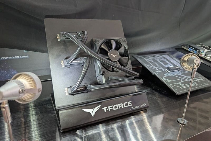 COMPUTEX: TEAMGROUP показала готовую СЖО для трёх твердотельных накопителей  