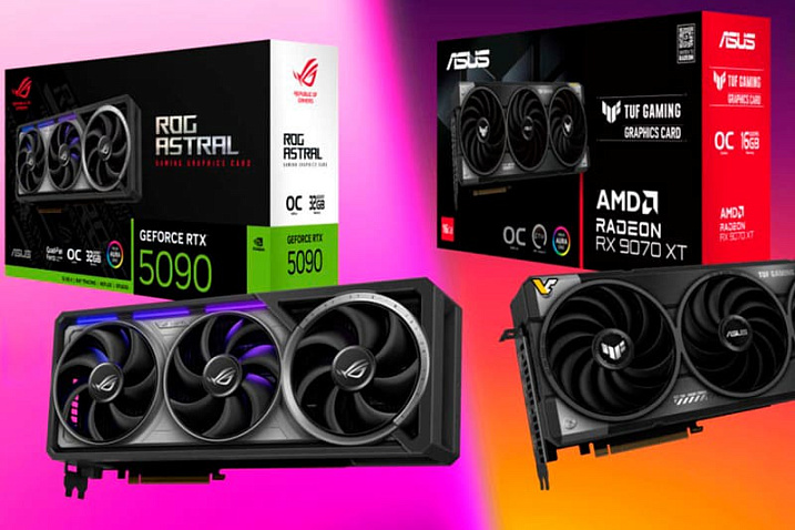 ASUS опять повысила стоимость своих видеокарт GeForce RTX 5000 и Radeon RX 9000