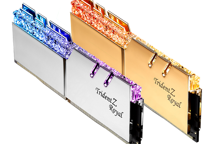 G.Skill представила комплекты оперативной памяти Trident Z Royal DDR4-4400 и DDR4-5000