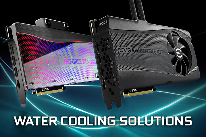 EVGA представила видеокарты GeForce RTX 3080 и RTX 3090 HYDRO COOPER и HYBRID