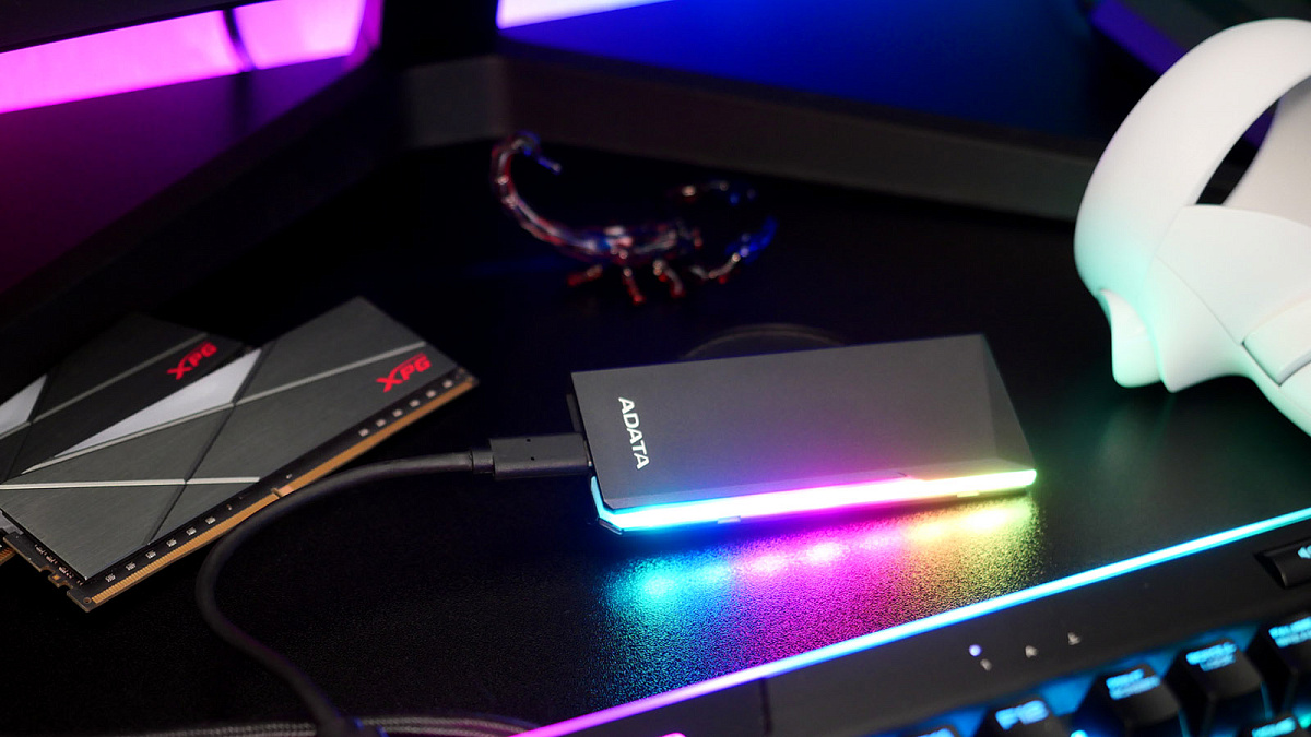 Обзор и тест ADATA EC700G. Внешний бокс c RGB-подсветкой для M.2 SSD ...
