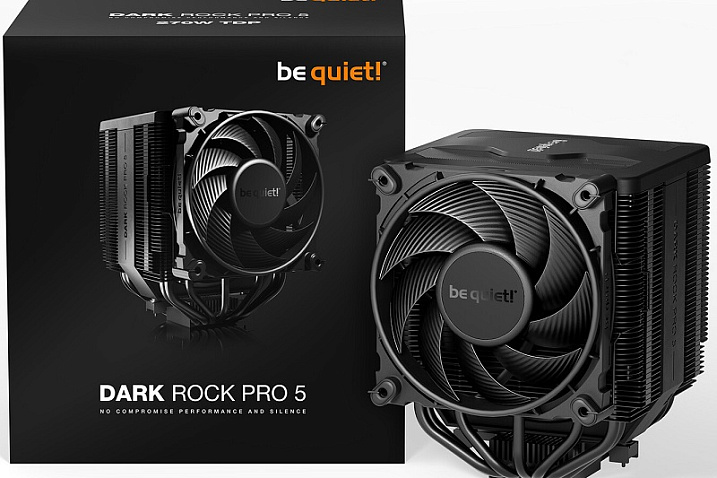 be quiet! выпустила процессорное охлаждение Dark Rock Elite и Dark Rock Pro 5