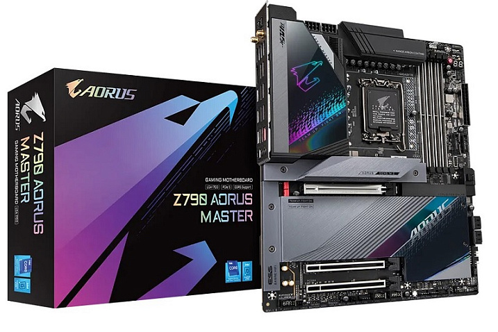 GIGABYTE Z790 AORUS TACHYON может работать с оперативной памятью DDR5-9300