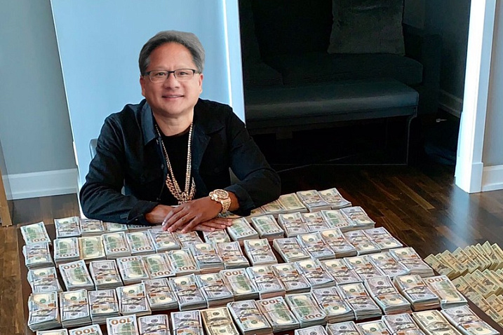 За год выручка NVIDIA взлетела почти в 4 раза