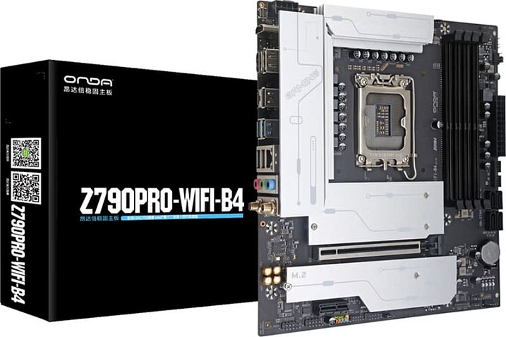 Onda выпустила доступную материнскую плату Z790PRO-WIFI-B4 с DDR4 и ценой $110
