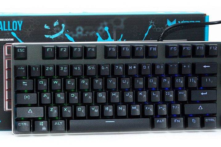 Обзор и тестирование клавиатуры Rapoo VPRO V500 RGB Alloy Version