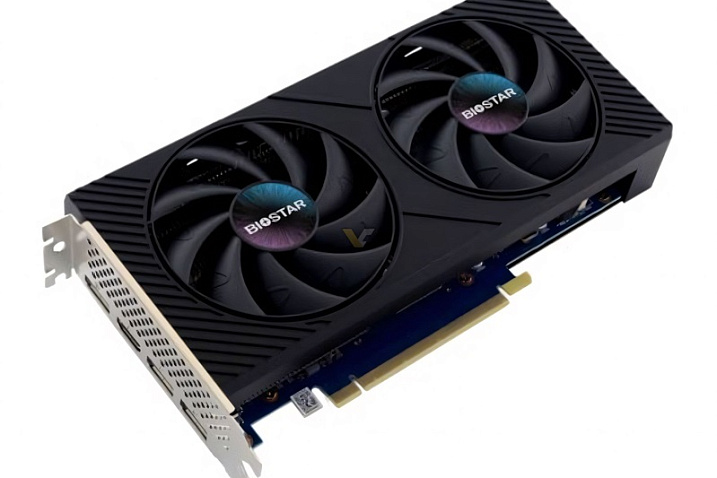 BIOSTAR выпустила бюджетную версию видеокарты Arc A750 с разгоном