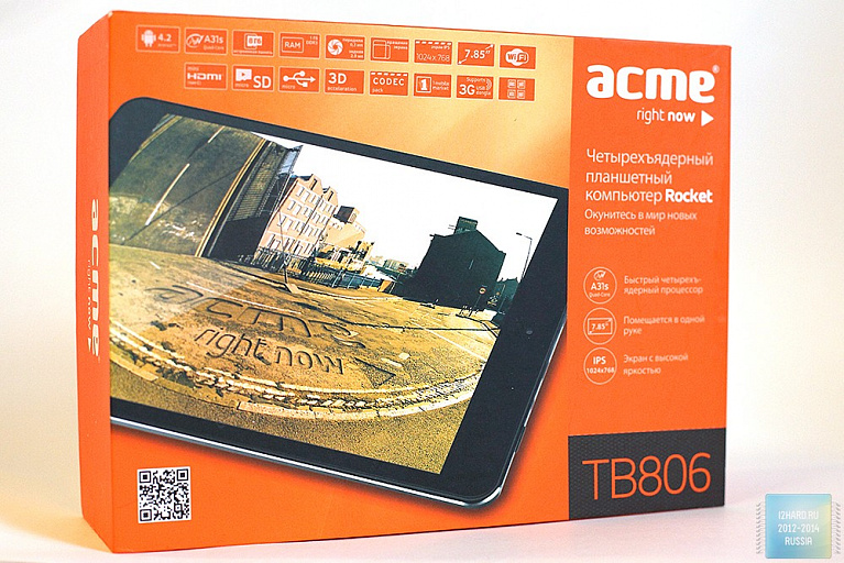 Обзор планшета ACME TB806